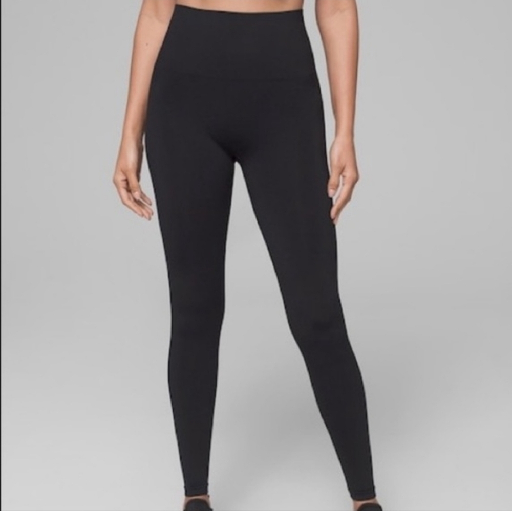 🔴SALE! NWT Soma Black Slimming Wide Waist Nylon & Spandex Layering Legging XS